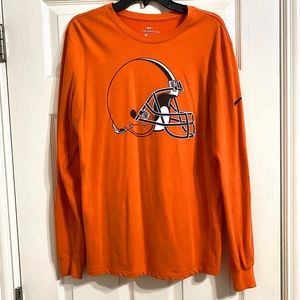 Nike NFL Cleveland Browns Long Sleeve Crewneck Tee